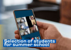 Selection of students for summer school