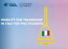 Mobility for traineeship in Italy for PhD Students!
