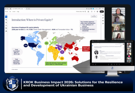 KROK Business Impact 2026: Solutions for the Resilience and Development of Ukrainian Business