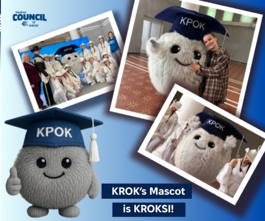 KROK’s Mascot is KROKSI!