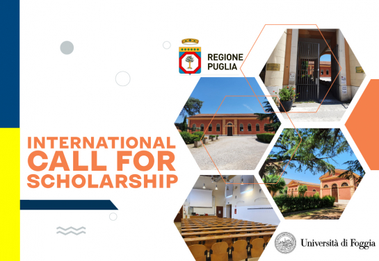 International Call for scholarships from University of Foggia (Italy)!