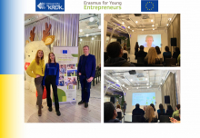 Informational event organized in the frameworks of the ERASMUS FOR YOUNG ENTREPRENEURS program in Kyiv