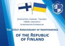 We celebrate the Independence Day of the Republic of Finland