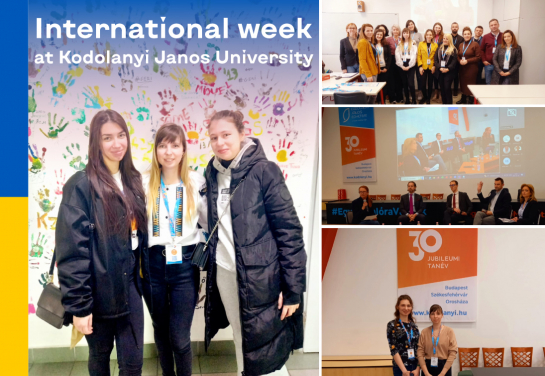 International week at Kodolanyi Janos University