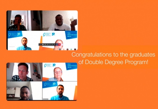 Congratulations to Graduates of Double Degree Program!