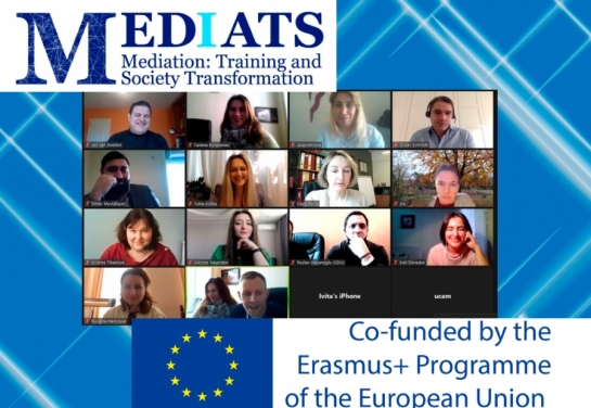 Online meeting by Organizational Committee of the EU Project Erasmus + MEDIATS