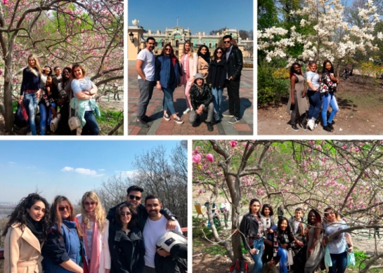Foreign students got acquainted with Kyiv (10.05.2019)