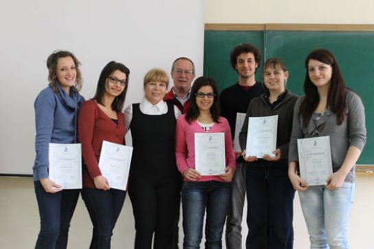 Italian students passed an intensive course of the Russian language
