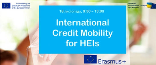Information Day on International credit mobility Erasmus + for higher education
