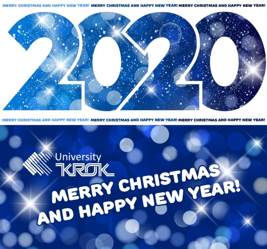 Congratulations on New Year 2020 and Merry Christmas from Rector of «KROK» University