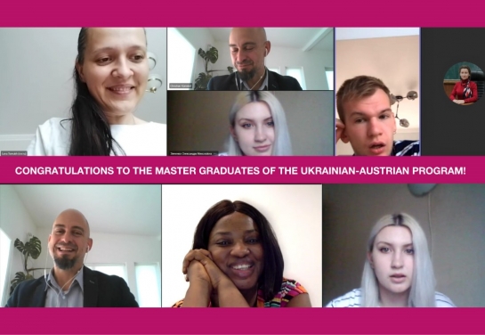 Congratulations to Master&#039;s Graduates of Ukrainian-Austrian Program!