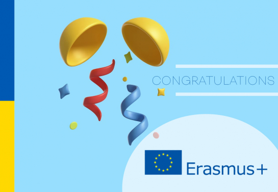 Congratulations on winning the EU Erasmus+ competition!